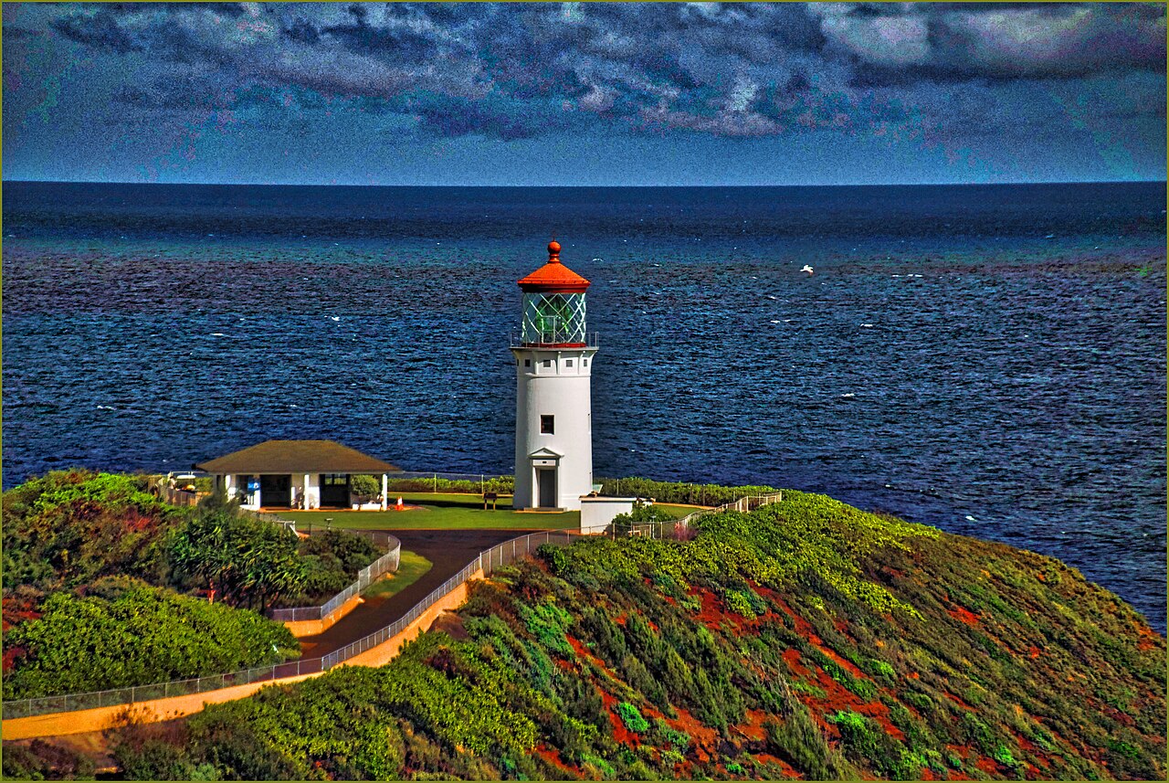 Kīlauea Lighthouse and viewpoint